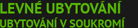 Levné ubytování na Jihlavsku